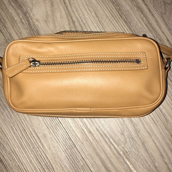 Coach Crossbody Tan Leather Purse - Picture 2 of 8